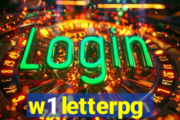 w1 letterpg